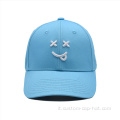 Cappello da baseball blu cielo personalizzato